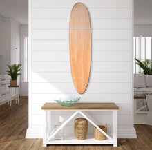 Load image into Gallery viewer, Tiki Soul Driftwood Surf board decor for a surf decor. Surfboard Decor for Wall decoration. Decorative Wall Surfboard Art. Wooden Surfboard Wall Art
