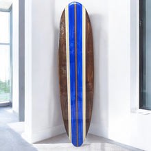 Load image into Gallery viewer, Blue Wash - Tiki Soul Decorative Surfboard Decor
